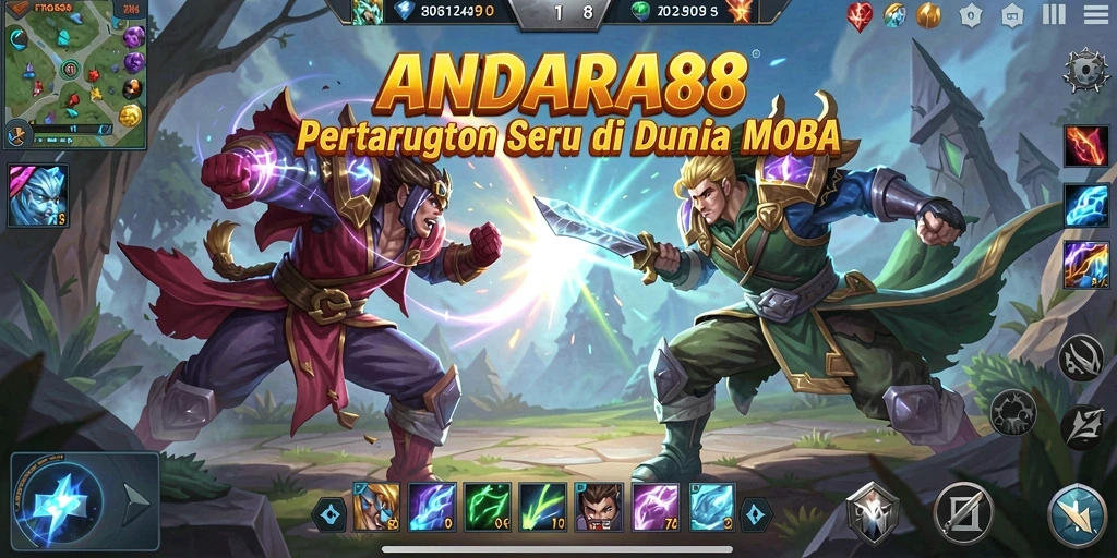 Gameplay intens dan strategis dalam ANDARA88 dengan karakter unik.