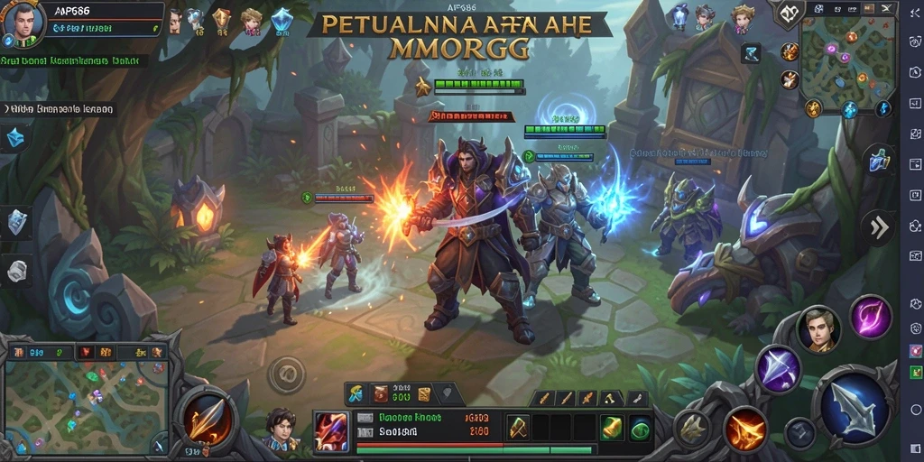 Gameplay seru dalam AP686 dengan petualangan tak terbatas.