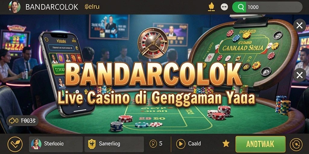 Tampilan menarik dan interaksi dealer langsung di BANDARCOLOK.