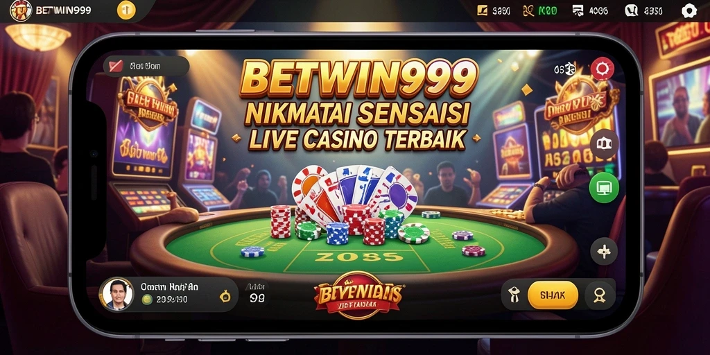 Tampilan gameplay Live Casino yang mendebarkan dan interaktif.