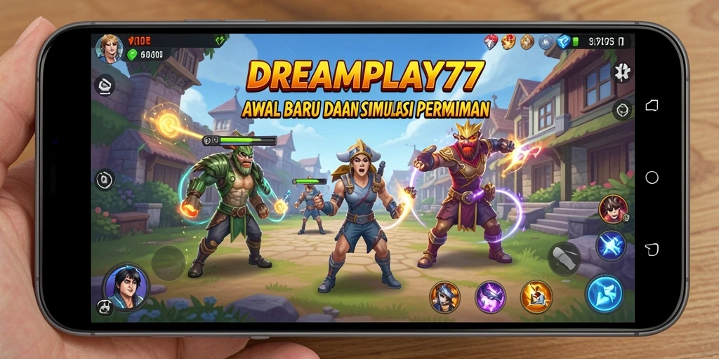 Screenshot utama menunjukkan gameplay mendalam dan interaksi karakter.