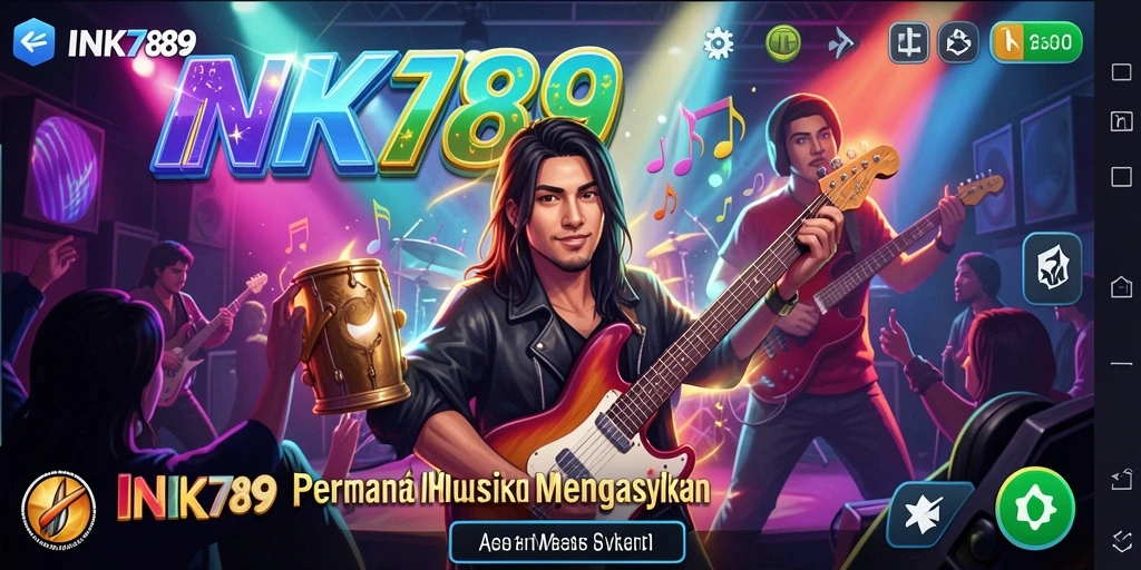 Tampilan utama gameplay INK789 yang penuh warna dan interaktif.