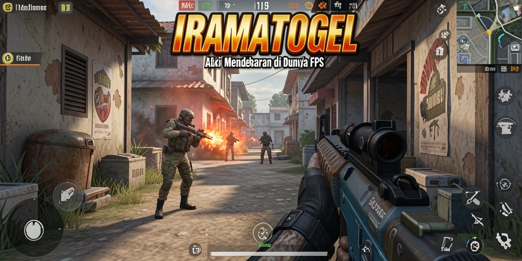 Screenshot menampilkan aksi mendebarkan dalam game FPS.
