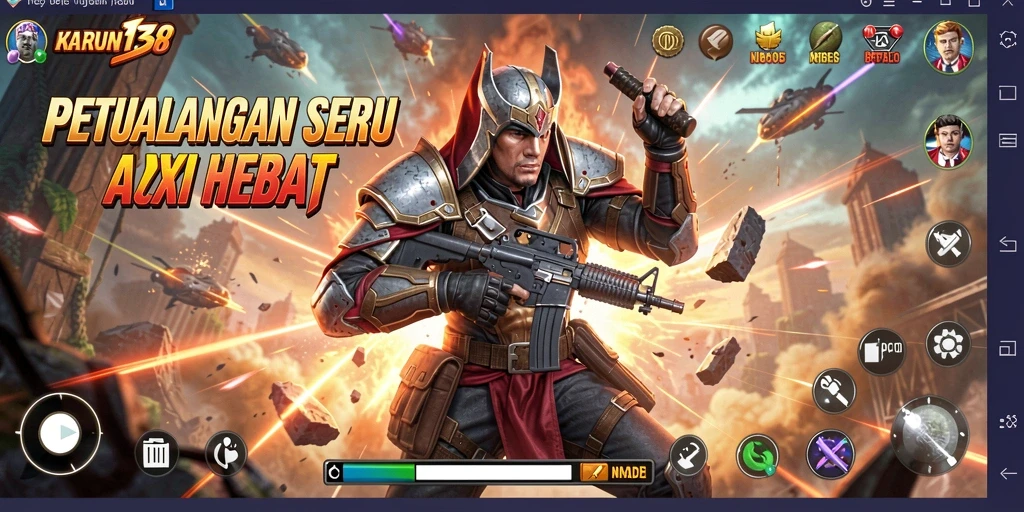 Screenshot gameplay KARUN138 yang menunjukkan aksi seru dan grafis menakjubkan.