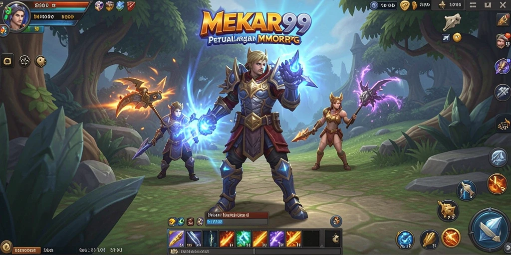 Gameplay seru MEKAR99 dengan petualangan yang menantan.