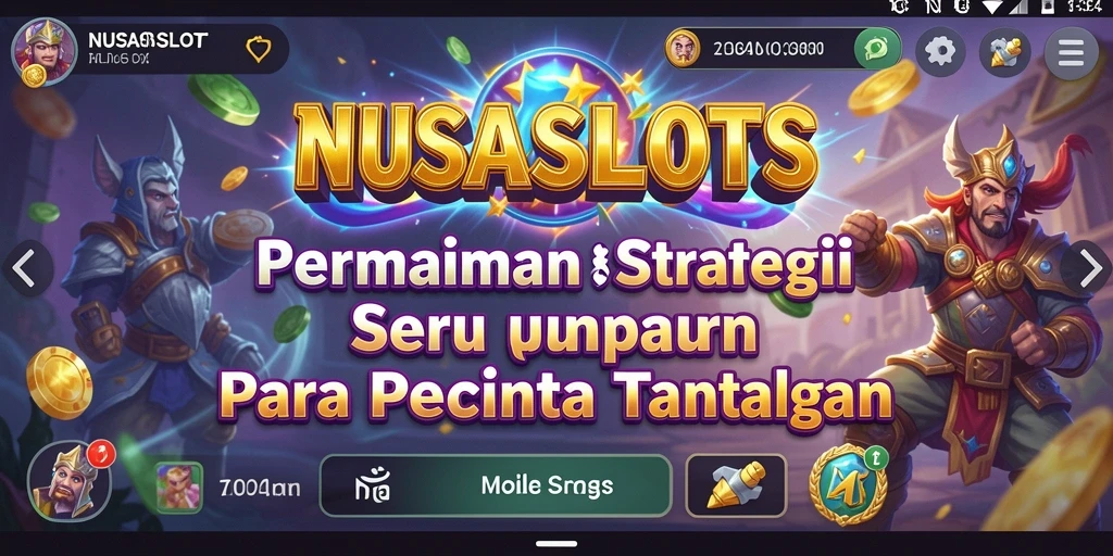 Tampilan gameplay NUSASLOTS yang seru dan strategis.