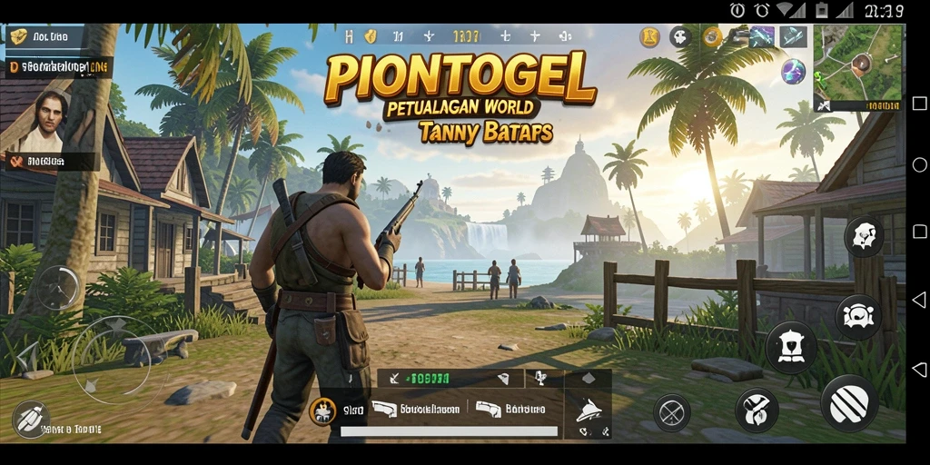 Gameplay PIONTOGEL menampilkan dunia terbuka yang luas dan interaktif.