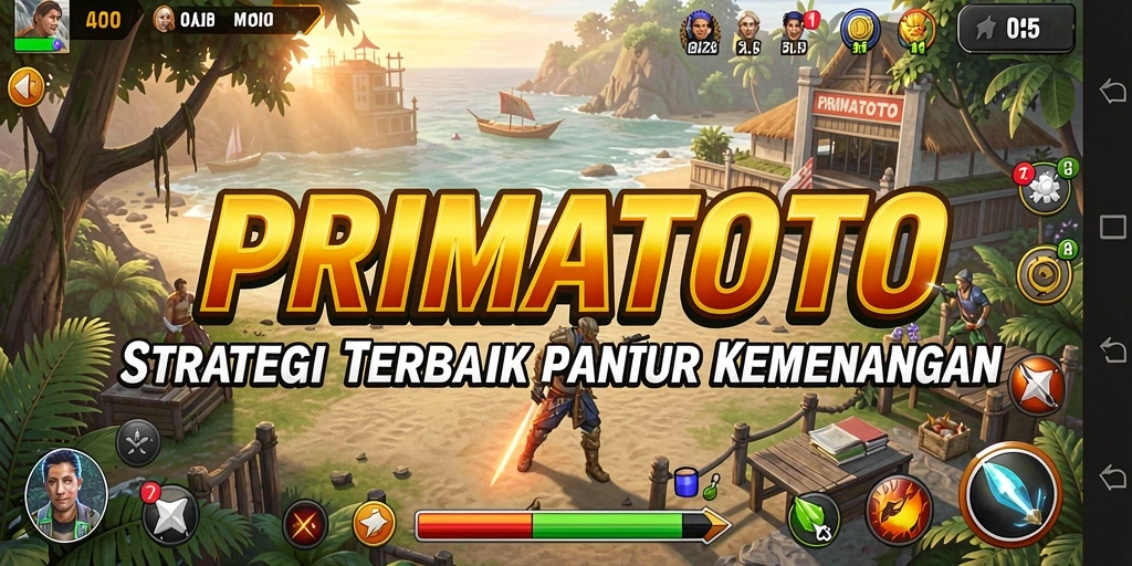 Screenshot gameplay dari PRIMATOTO yang menarik dan menantang.
