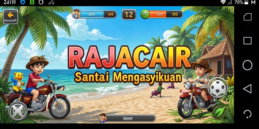 Screenshot RAJACAIR menunjukkan keseruan gameplay casual yang mengasyikkan.