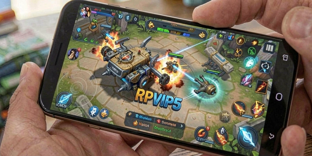 Screenshot RPVIP5 menampilkan aksi gameplay yang mendebarkan.