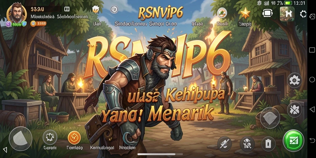 Screenshot gameplay RSNVIP6 dengan grafik menawan dan interaksi sosial.