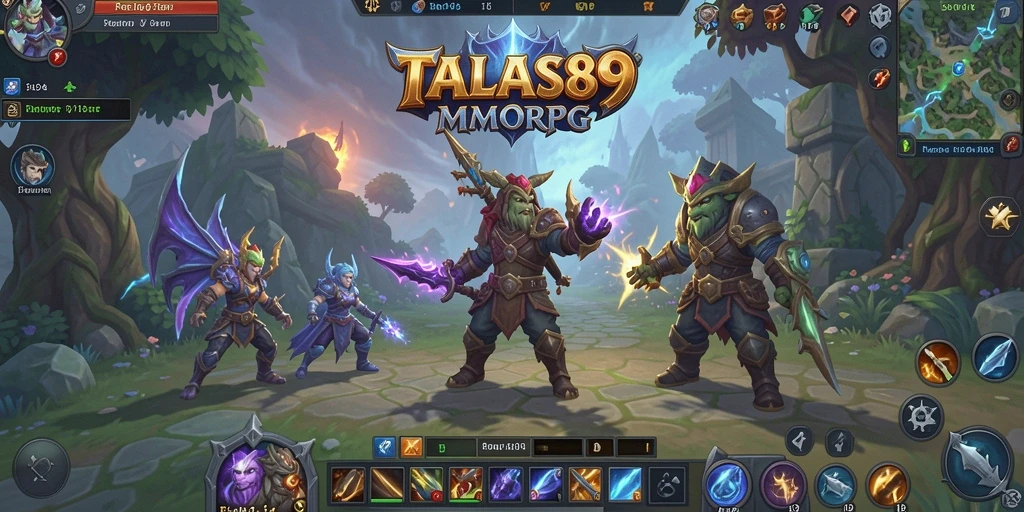 Tampilan gameplay TALAS89 yang memikat dengan aksi seru dan karakter menarik.