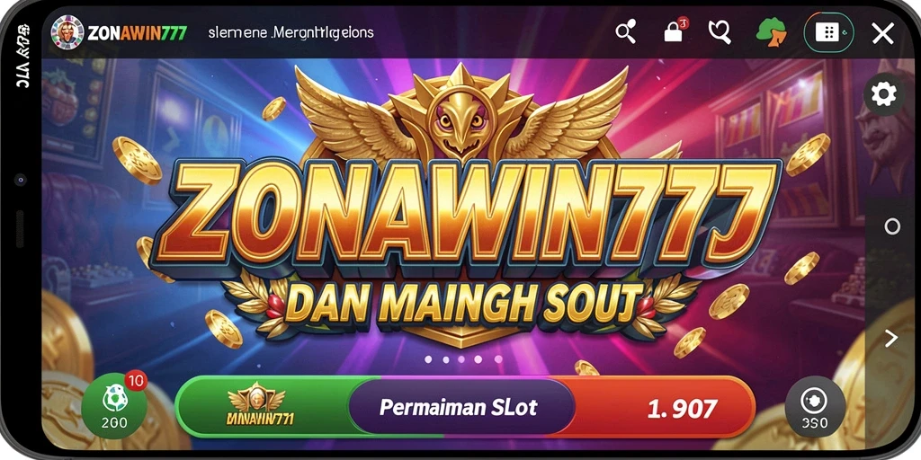 Tampilan gameplay Slot yang seru dan mengasyikkan dari ZONAWIN777.
